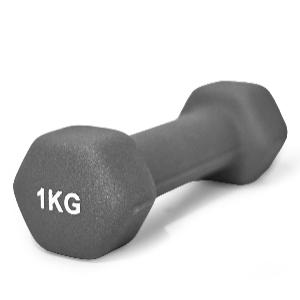 Купить Unix Fit Гантель неопреновая 1 кг / шт. Grey в Москве