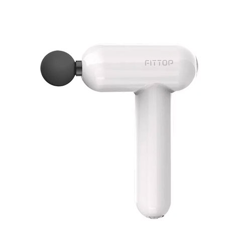 Перкуссионный массажер Fittop SuperHit Mini белый