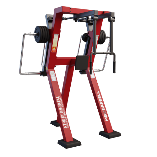 Разведение рук в положении стоя с изменяемой нагрузкой MB Barbell StreetBarbell MB 7.32E