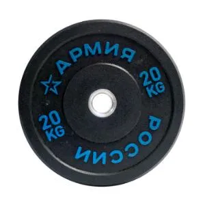 Диск бамперный Original FitTools Армия России 20 кг
