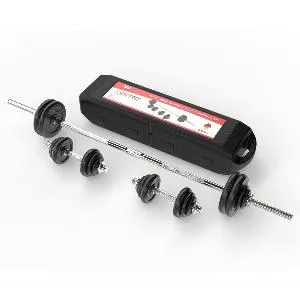 Набор гантелей в кейсе + штанга Unix Fit 50 кг