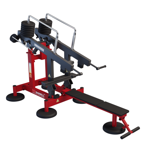 Жим лежа на свободных рычагах MB Barbell StreetBarbellLight MB 7.79E