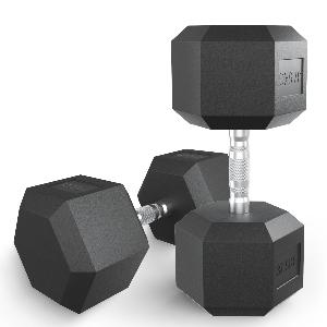 Unix Fit Гантель гексагональная обрезиненная 37,5 кг / шт.