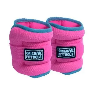 Утяжелители Original FitTools 1 кг розовые (пара)