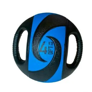 Мяч тренировочный медицинбол с хватами Original FitTools 4 кг