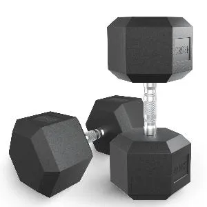 Гантель гексагональная обрезиненная Unix Fit 42,5 кг / шт.