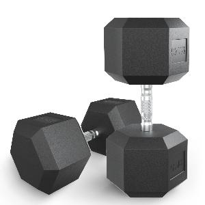 Unix Fit Гантель гексагональная обрезиненная 45 кг / шт.