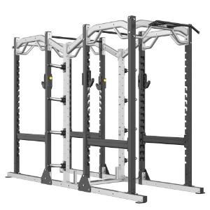 Aerofit SE-V3 Две силовые рамы SE5002 соединенные между собой при помощи опции-стойки хранения дисков SE5012