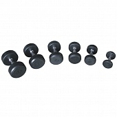 Набор обрезиненных гантелей 2,5-50 кг KRAFT Fitness