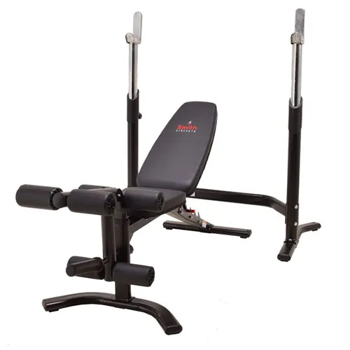 Многофункциональная силовая скамья со стойками под штангу Smith Fitness Excellence WB270