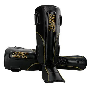 Защита голени на липучках UFC черная L/XL