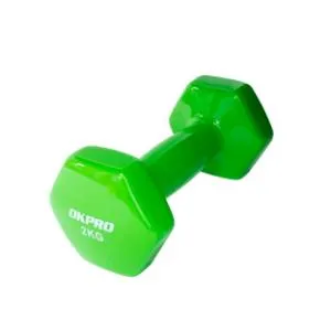 Гантель виниловая Original FitTools 2 кг для групповых программ