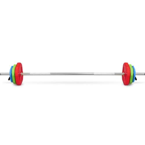 Штанга для аэробики Bronze Gym БОДИПАМП (гриф,весовые диски 2x1,25кг,2x2,5кг,2x5кг,пара замков)