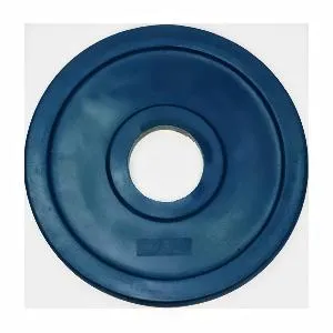 Олимпийский диск евро-классик профессиональный Bronze Gym серия Ромашка обрезиненный, синий, d51 мм, 2,5 кг