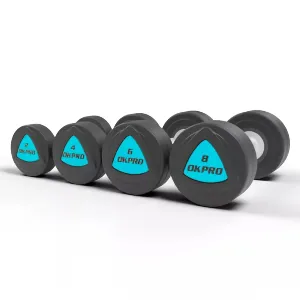 Набор полиуретановых гантелей Original FitTools от 32 до 40 кг (шаг 2 кг)