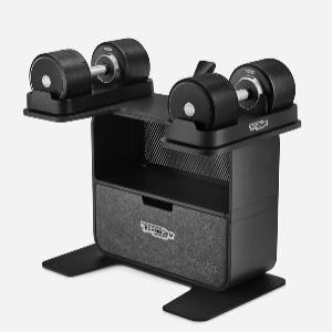 Technogym Connected Dumbbells+ с регулируемым весом и подставками