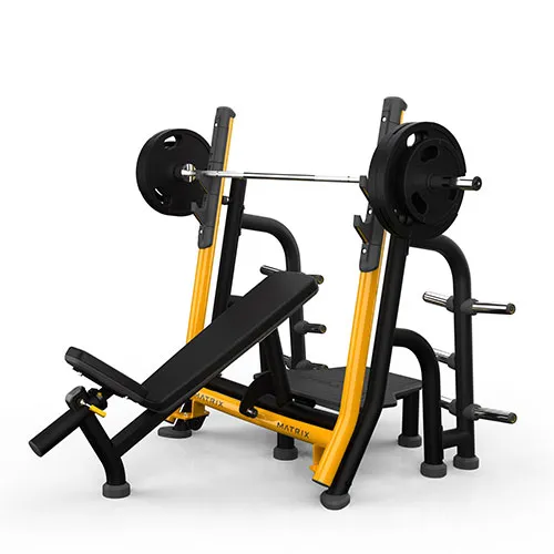 Скамья для жима с положительным наклоном с доводчиком Matrix Fitness MAGNUM A679