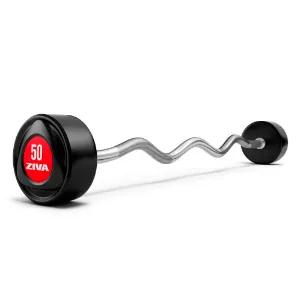 EZ штанга уретановая Ziva ZSL-PUEZ-9380-RD 30 кг