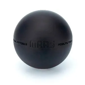 Мяч для МФР Original FitTools 9 см одинарный черный