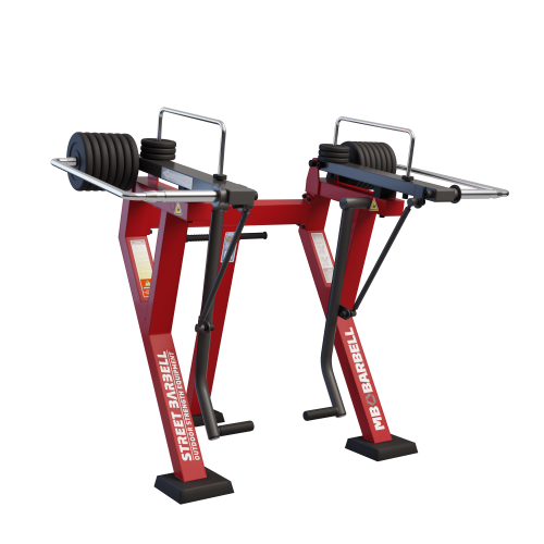 Отведение бедра в положении стоя с изменяемой нагрузкой MB Barbell StreetBarbell MB 7.45E