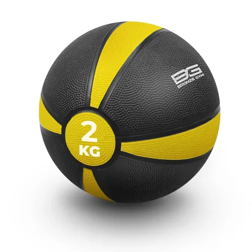 Медбол резиновый Bronze Gym 2 кг