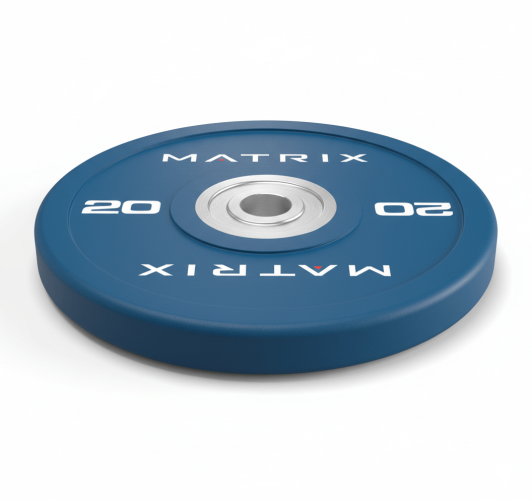 Диск бамперный обрезиненный Matrix Rubber Colored Bumper Plate