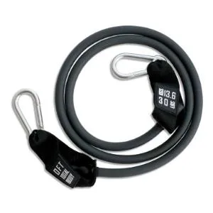 Эспандер из натурального латекса с карабинами Original FitTools сопротивление 30 lbs