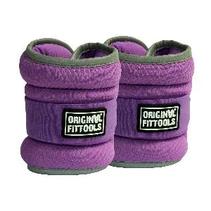 Утяжелители Original FitTools 1 кг сиреневые (пара)