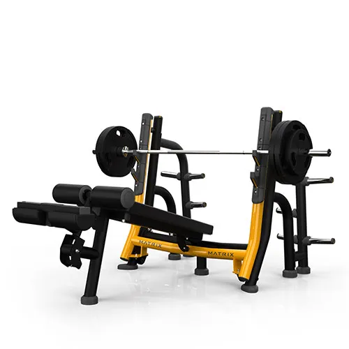 Скамья с обратным наклоном для жима с доводчиком Matrix Fitness MAGNUM A680