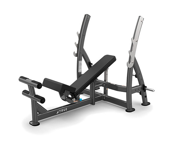 Трёхпозиционная регулируемая олимпийская скамья для жима True Fitness XFW-8200
