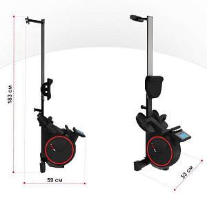 Купить Гребной тренажер Unix Fit Techno Rower 410E в Москве