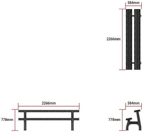Стойка для гантелей для 10 пар Smith Fitness Excellence RE6012