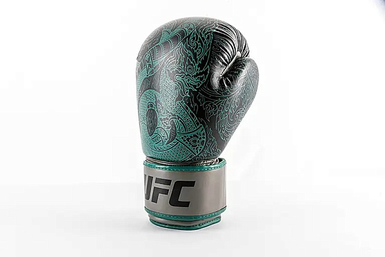 Перчатки для бокса UFC PRO Thai Naga 12 Oz зеленые фото1