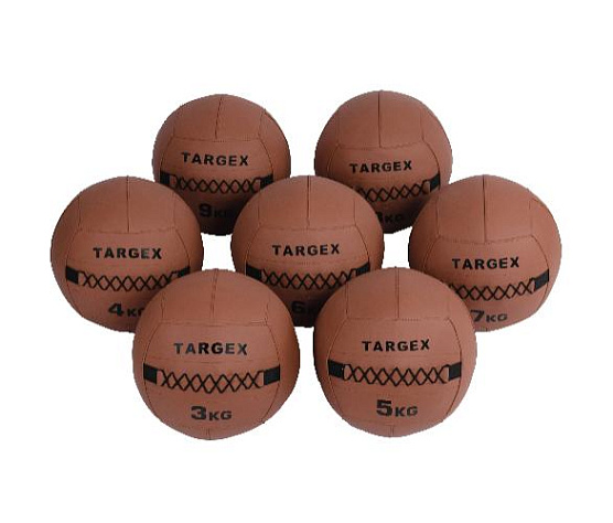 Мяч набивной Targex STRATA 5 кг терракотовый