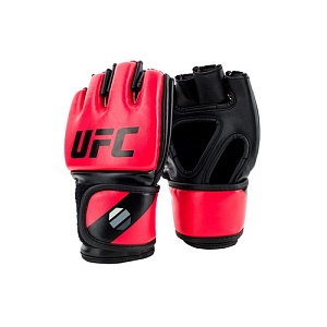 Купить UFC Перчатки MMA для грэпплинга 5 унций красные S/M в Москве