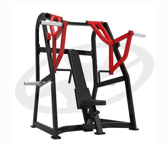 Нагружаемый дисками тренажер Oxide Fitness H014 грудной жим (средняя часть грудных)