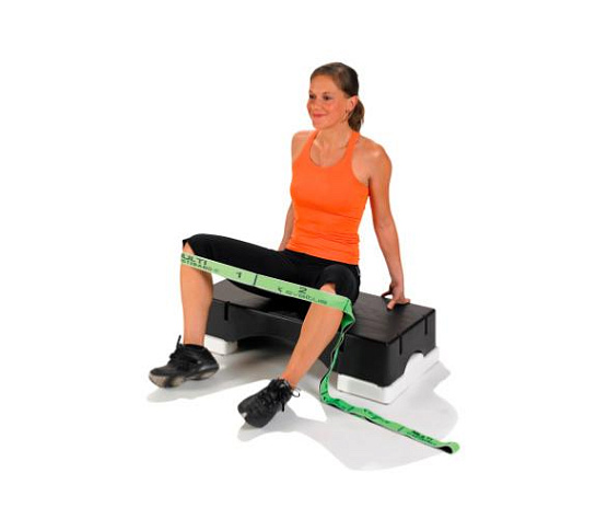 Эспандер Original FitTools Elastiband 10 кг зеленый фото4