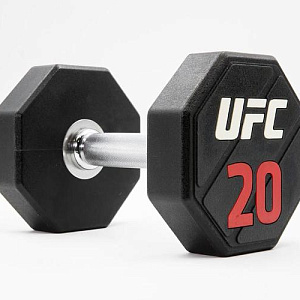 Купить UFC Комплект премиальных полиуретановых гантелей от 12 до 30кг (10пар) в Москве