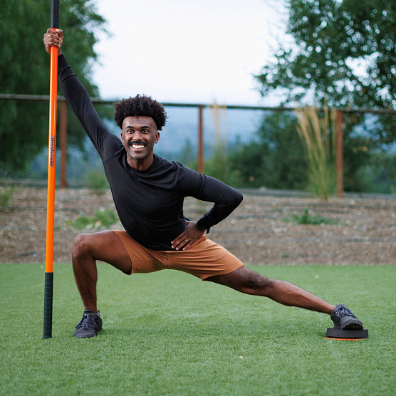 Гимнастическая палка Stick Mobility оранжевая фото6