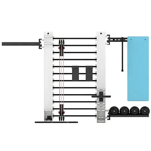 Купить Многофункциональный комплекс Queenax By Precor Настенный комплекс на 3 станции WALL SOLUTION 2D 1.75 m в Москве