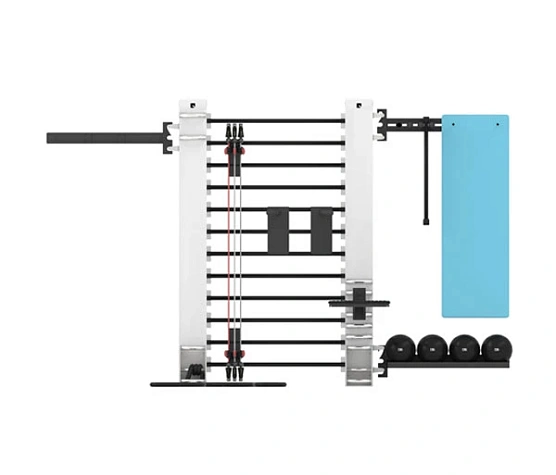 Настенный комплекс на 3 станции Queenax By Precor WALL SOLUTION 2D 1.75 m фото4