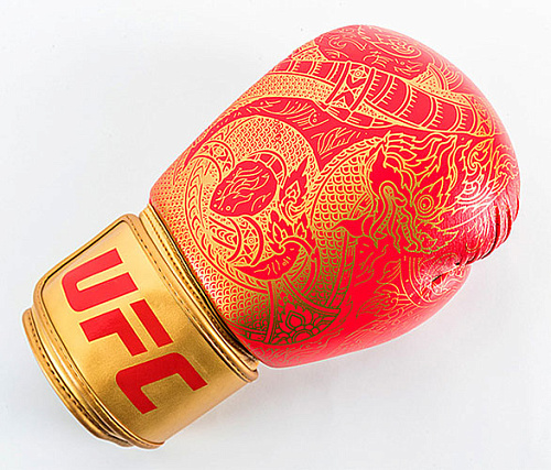 Перчатки для бокса UFC PRO Thai Naga 12 Oz красные