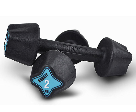 Набор гантелей уретановых Rockit Studio 1–10 кг (110 кг, 10 пар)