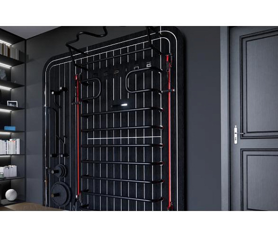 Шведская стенка Desire REGATTA BLACK RACK (многофункциональный комплекс с элементами отделки частных яхт и местом для хранения инвентаря) фото3