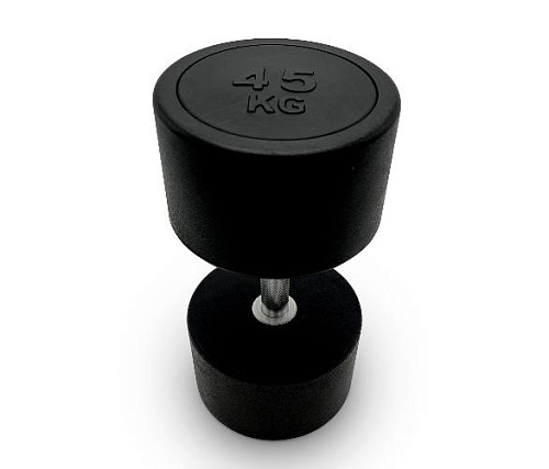 Гантель круглая обрезиненная Unix Fit PRO 45 кг / шт.