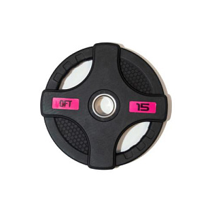 Купить Original FitTools Штанга олимпийская 128 кг (диски с двумя хватами, хромированный гриф) в Москве