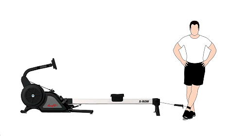 Гребной тренажер Aerofit HSR007 (X-ROW)