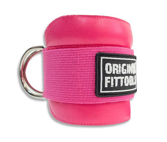 Original FitTools Ремень регулируемый для тренировки мышц бедра и ягодиц розовый