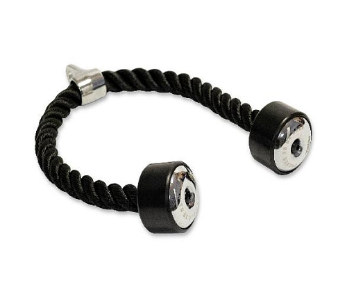 Купить Гибкая тяга (канат) для трицепса Rebel Fitness с металлическими концами в Москве