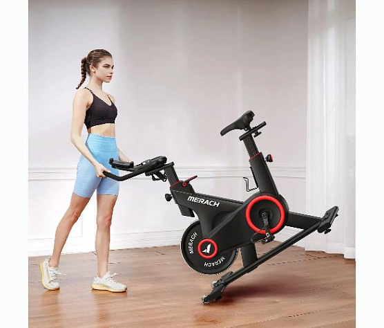 Велотренажер спин-байк Merach MR-S09 домашний фото16